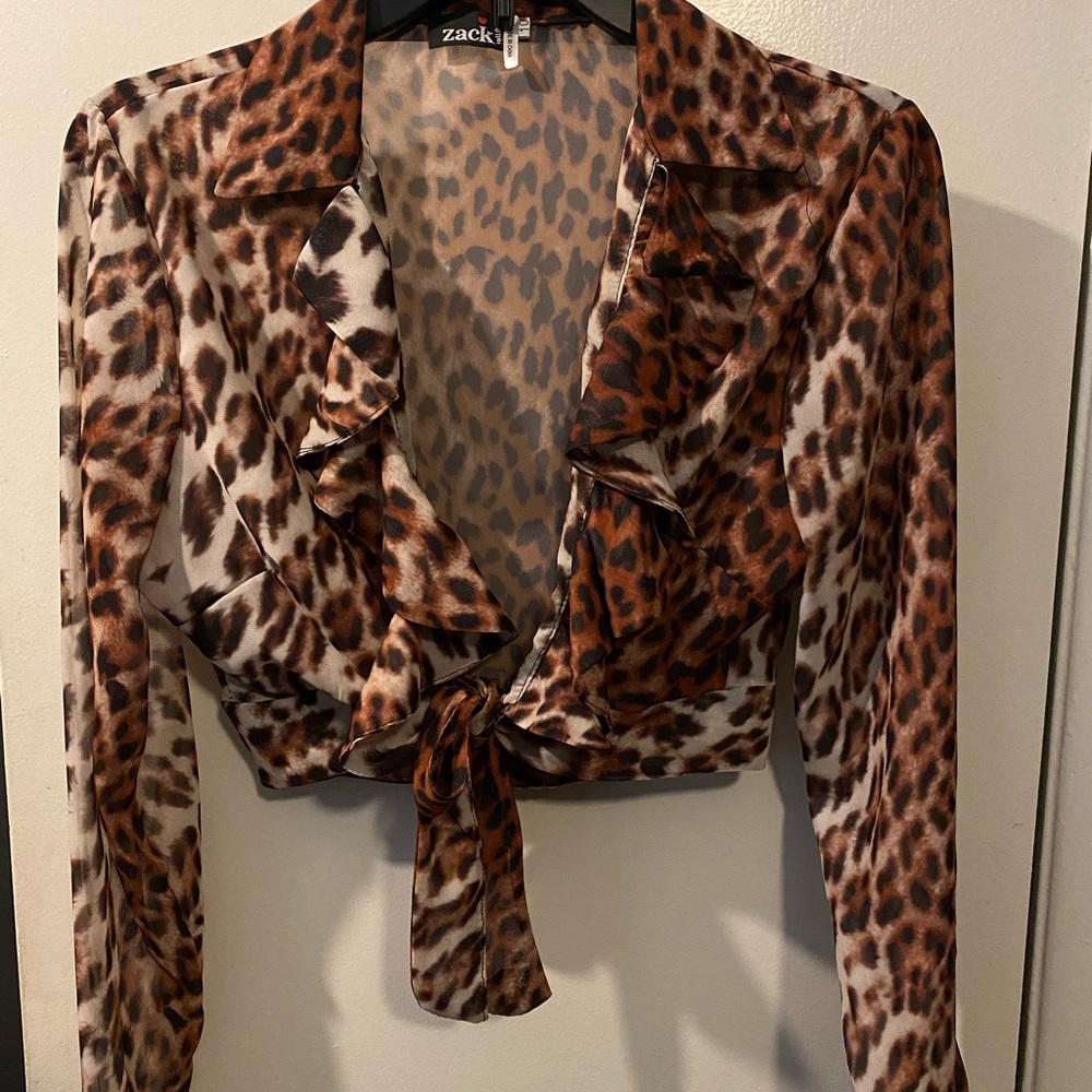 ASOS leopard top - Picture 5 of 5